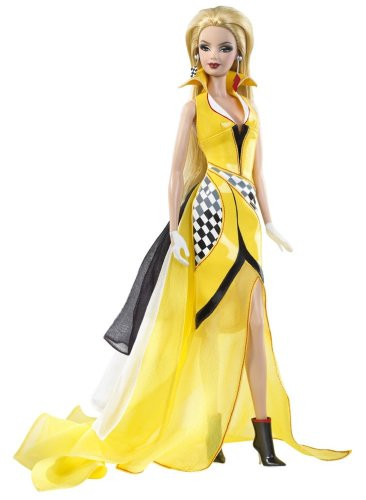 Barbie Corvette Yellow Dress Doll American Favorites Collection Pink Label N4984