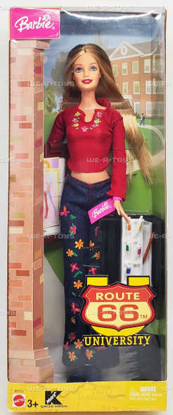 Barbie Route 66 University Art Student Doll Mattel 2003 #B2733