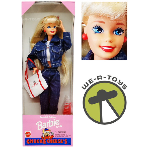 Chuck E. Cheese Barbie Doll Special Edition 1995 Mattel #14615 NRFB