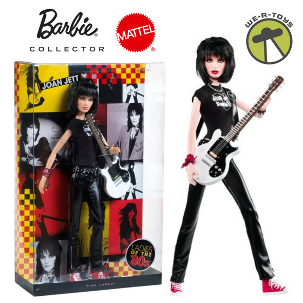  Barbie Collector Joan Jett Ladies of the '80s Doll Pink Label 2009 Mattel R4461 