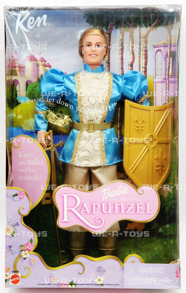 Barbie As Rapunzel Ken As Prince Stefan Talking Doll 2001 Mattel 55534