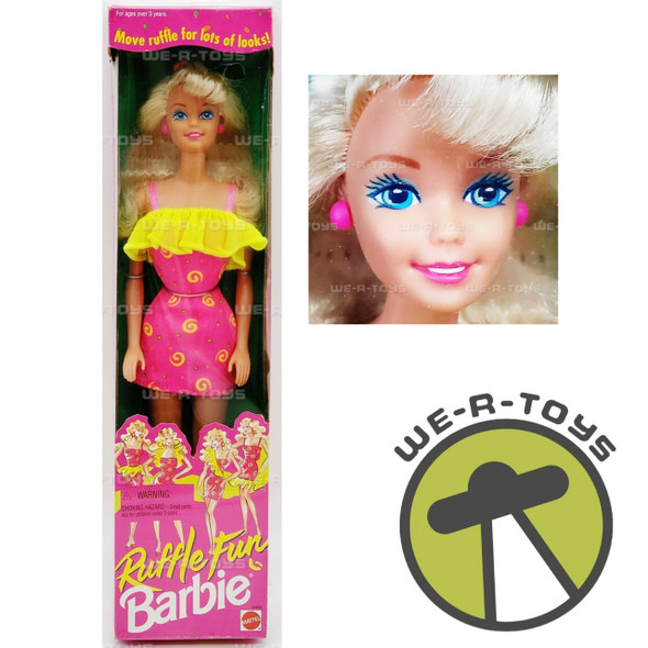 Barbie Ruffle Fun Barbie Doll Ruffle For Lots Of Looks 1994 Mattel 12433 Mfr China NRFB