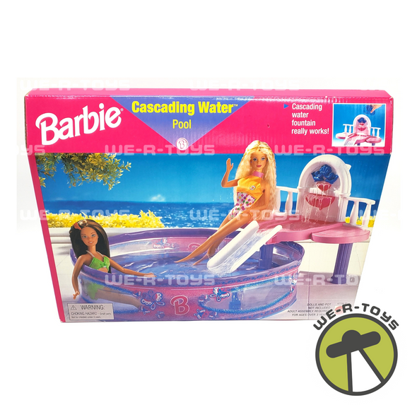 Barbie Cascading Water Pool Playset Mattel 1998 #67706-91 NRFB