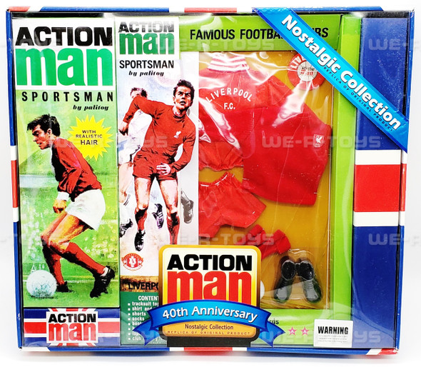Action Man Sportsman Liverpool Football Figure & Accessories Hasbro 2006 NEW
