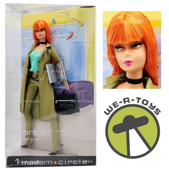 Barbie 1 Modern Circle Producer Doll Redhead 2003 Mattel B2523
