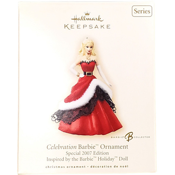 Celebration Barbie Ornament Special 2007 Edition Hallmark Keepsake