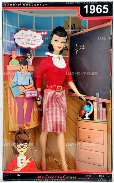 Barbie Collector My Favorite Career Student Teacher Doll 2009 Mattel R4471
