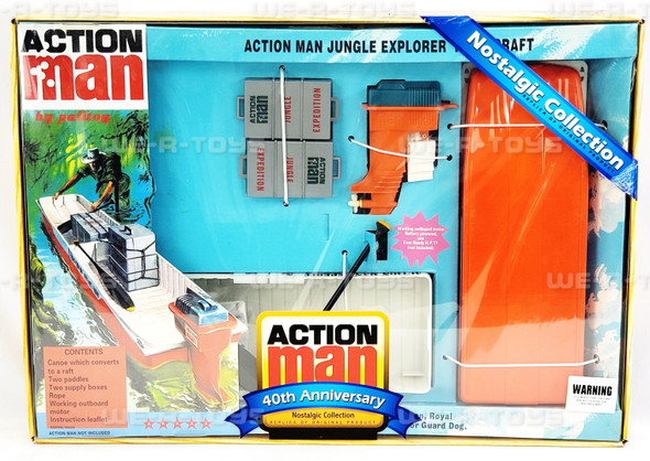 Action Man Jungle Explorer Rivercraft Accessories Set Hasbro 2007 NEW