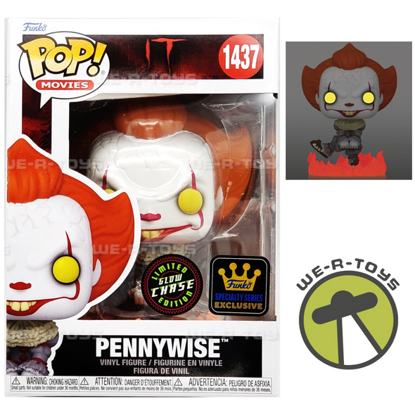 IT Dancing Pennywise Chase Edition Vinyl Figure Funko Pop! Movies #1437 NEW