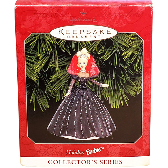 Hallmark Keepsake Ornament Holiday Barbie Collector's Series 1998