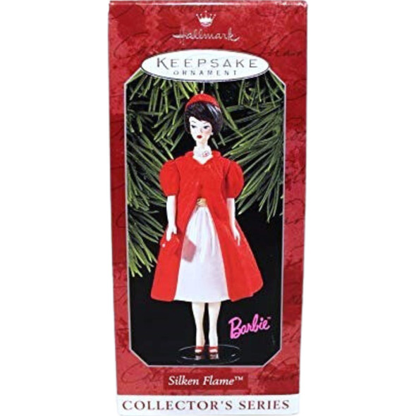 Barbie Silken Flame Hallmark Keepsake Ornament 1998