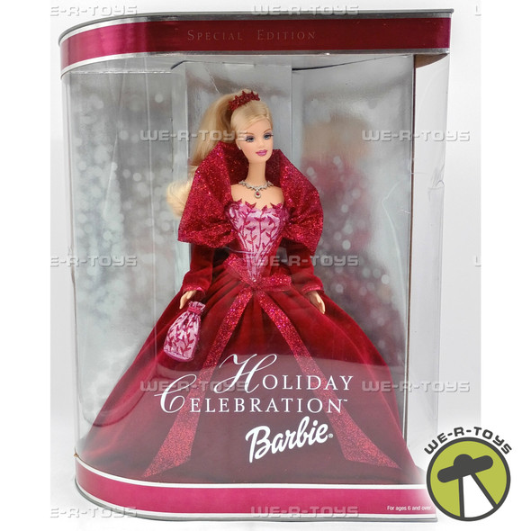 Holiday Celebration 2002 Barbie Doll Mattel 56209 Special Edition Blonde