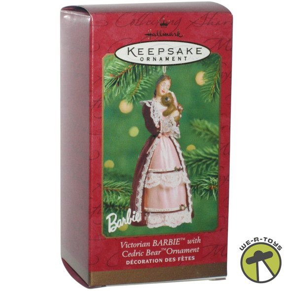 Barbie Victorian with Cedric Bear Hallmark Keepsake Ornament Barbie Victorian with Cedric Bear Hallmark Keepsake Ornament