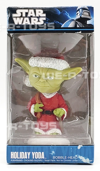Funko Star Wars Holiday Yoda Santa Bobble-Head Christmas 2010 Lucasfilm NEW
