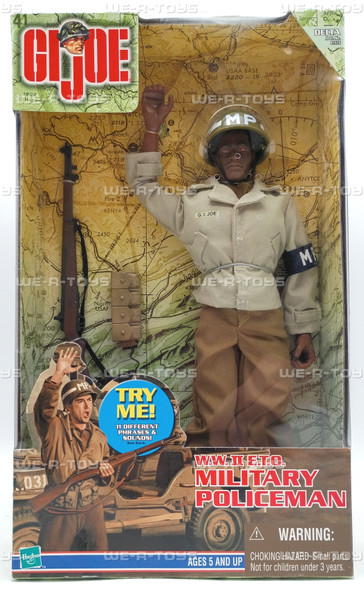 G.I. Joe WWII ETO Military Policeman Action Figure 81591 Hasbro 1999 African Am.