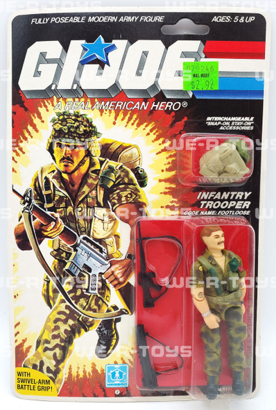 G.I. Joe Footloose Infantry Trooper Modern Army Action Figure 1985 #6444 NRFB