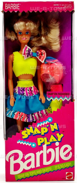 Snap 'N' Play Barbie Doll 1991 Mattel 3550