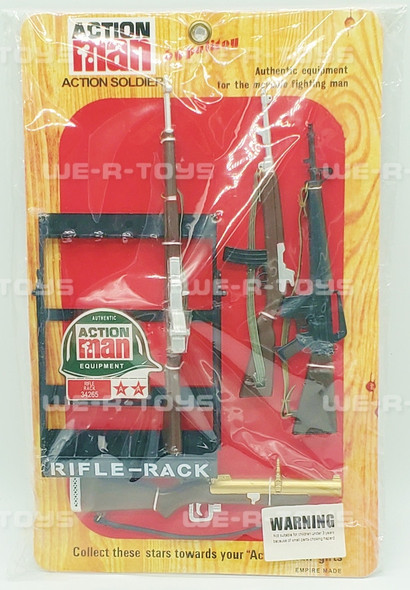 Action Man Action Soldier Authentic Equipment AM34265 Hasbro 2007 Rifle Rack NEW