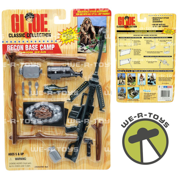 G.I. Joe Classic Collection Recon Base Camp Mission Gear #27974 1997 Hasbro NEW