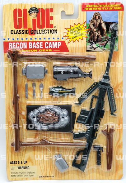  G.I. Joe Classic Collection Recon Base Camp Mission Gear #27974 1997 Hasbro NEW 