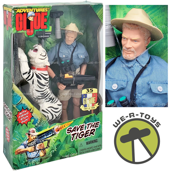 G.I. Joe The Adventures of G.I. Joe Save the Tiger Figure Set #81514 Hasbro NRFB