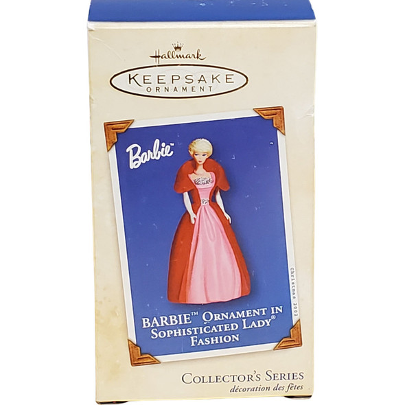 Barbie Ornament in Sophisticated Lady Fashion Hallmark Keepsake 2002