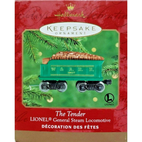  Hallmark Keepsake 2000 The Tender Lionel General Steam Locomotive Ornament 