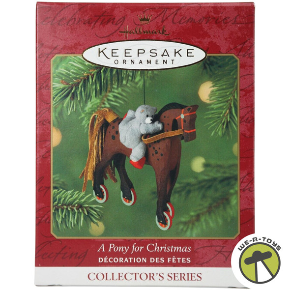 Hallmark A Pony for Christmas Keepsake Ornament 2001
