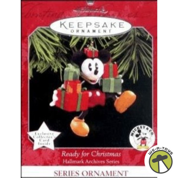 Disney Hallmark Keepsake Ornament Ready for Christmas (Disney 1998)