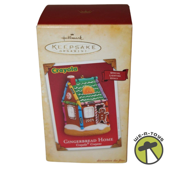 Hallmark Keepsake Ornament Crayola Gingerbread Home 2004