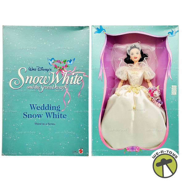 Disney's Snow White and the Seven Dwarfs Wedding Doll 1997 Mattel 18958