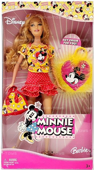 Disney Minnie Mouse Barbie Doll 2005 Mattel J0873