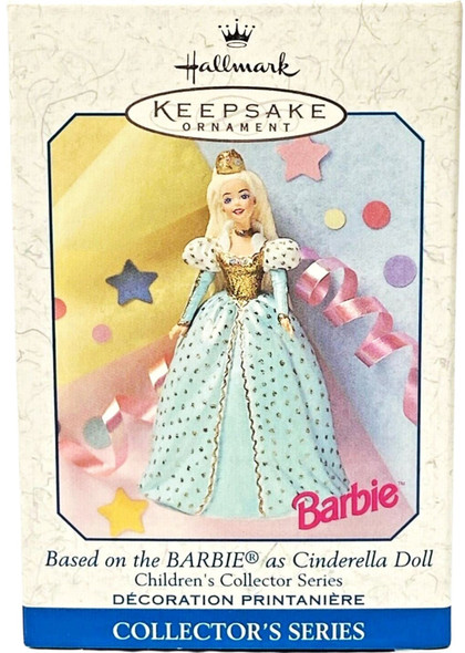 Barbie as Cinderella Doll Hallmark Keepsake Ornament Collectors Series 1999