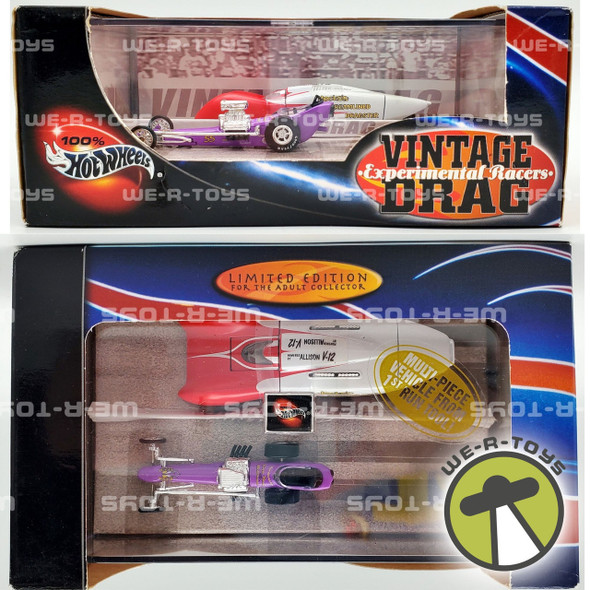 Hot Wheels 100% Vintage Drag Experimental Racers Jocko's and Purple Gang NEW