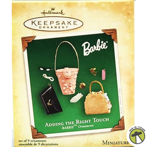 Hallmark Keepsake Ornament 2004 Adding The Right Touch Barbie Miniature
