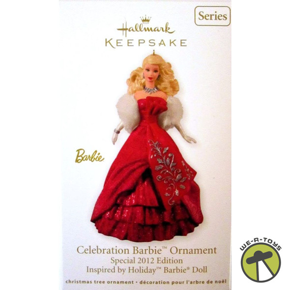 Hallmark QX8534 Celebration Barbie 13th 2012 Keepsake Ornament