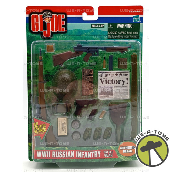 GI Joe Battle of the Bulge Battle Gear WWII US Army Accessories 2000 Hasbro