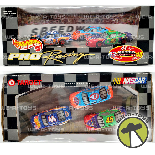 Hot Wheels NASCAR Pro Racing Petty Generations Target #20842 Mattel 1998 NRFB