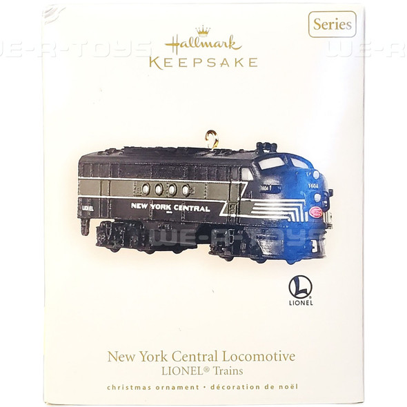 New York Central Locomotive Lionel Train Ornament Metal Hallmark Keepsake 2008