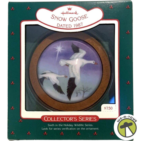  Hallmark Keepsake Ornament Snow Goose Holiday Wildlife 6th in Series 1987 