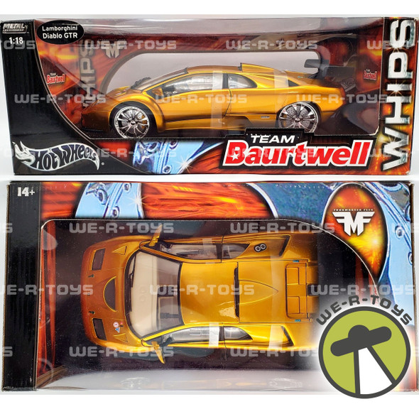 Hot Wheels Team Baurtwell Funkmaster Flex Lamborghini Diablo GTR Mattel NRFB