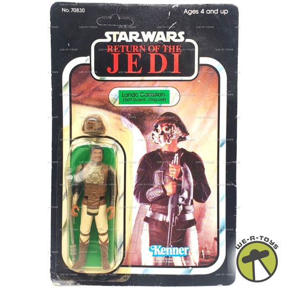 Star Wars ROTJ Lando Calrissian Skiff Guard Disguise 77 Back 1983 Kenner #70830