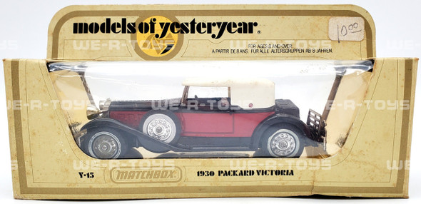 Matchbox Models of Yesteryear 1930 Packard Victoria 1:35 Scale 1978 Lesney Products NEW
