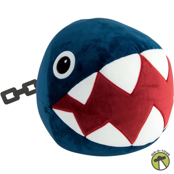 Nintendo Club Mocchi- Mocchi Nintendo Super Mario Plush - Chain Chomp Plushie 15" 