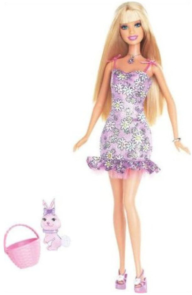 Easter Pretty Barbie Doll 2009 Mattel N8170