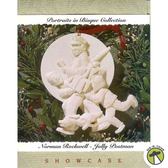 Hallmark Norman Rockwell Jolly Postman Portraits in Bisque Series 1993 Ornament