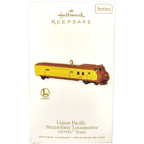 Hallmark Keepsake Ornament Union Pacific Streamliner Locomotive Lionel 2010