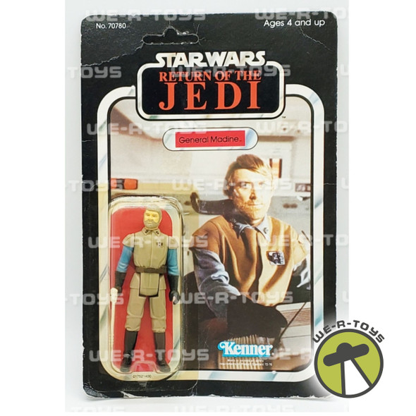 Star Wars ROTJ General Madine Action Figure 65 Back 1983 Kenner No. 70780 NRFP