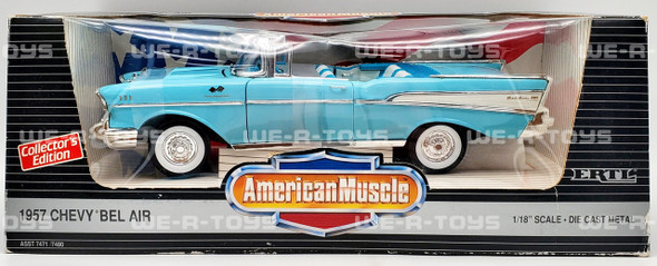  American Muscle 1957 Chevy Bel Air 1/18 Scale Die Cast Vehicle ERTL 1991 NRFB 