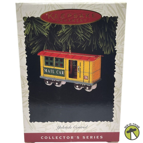  Hallmark 1996 Yuletide Central Mail Car Ornament 